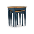 Bude Navy Nest of Tables from Roseland Furniture
