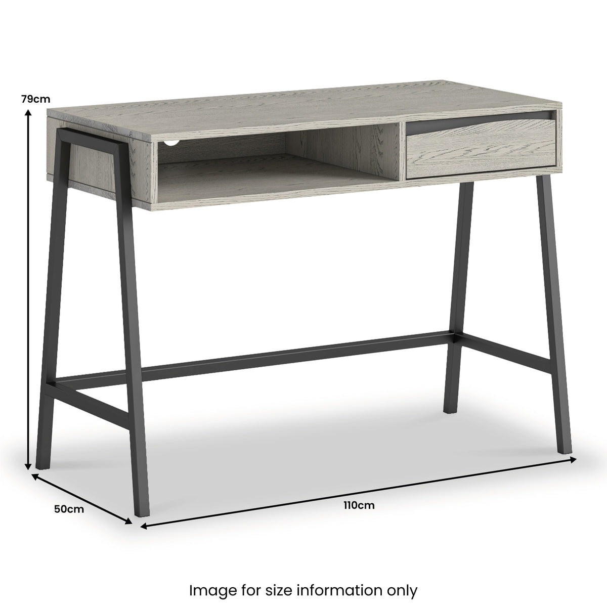 Soho Office Desk with Bookcase