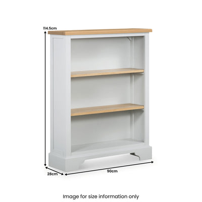 Swinbrook Oak Low Bookcase