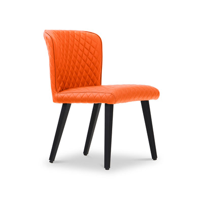 Carson Faux Leather Quilted Dining Chair