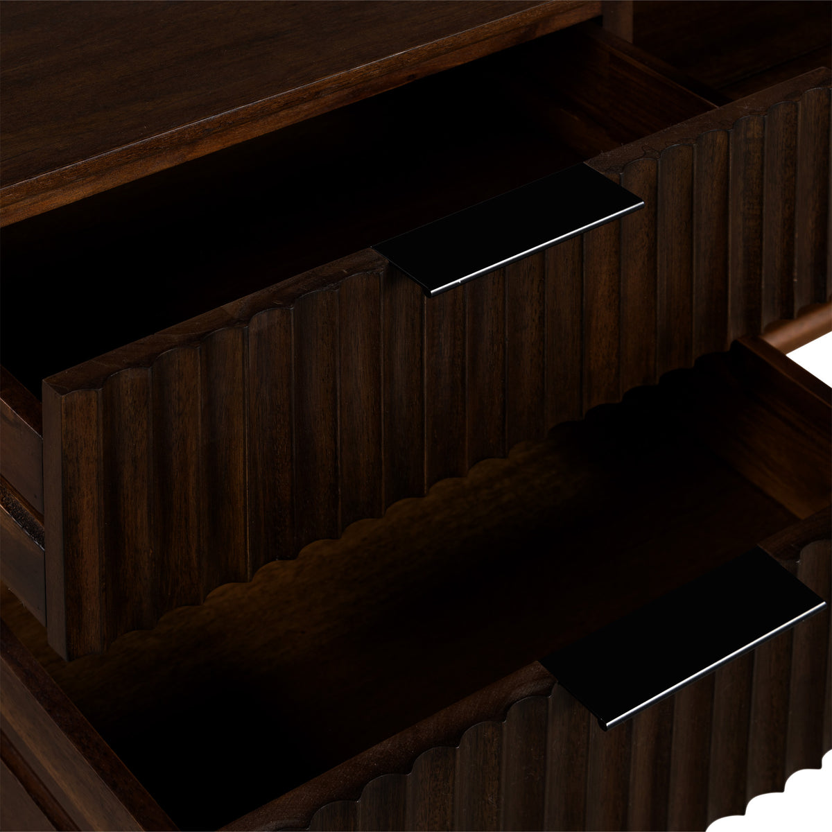 Oskar Wide 150cm Grooved TV Unit dimensions