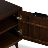 Oskar Wide 150cm Grooved TV Unit dimensions