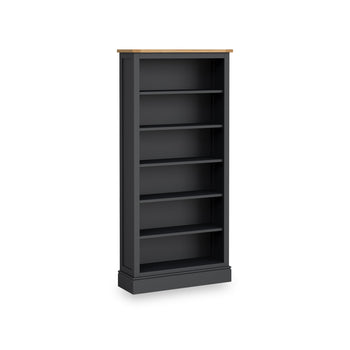 Bude Large Bookcase with Painted Shelves