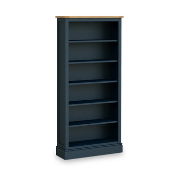 Bude Large Bookcase with Painted Shelves