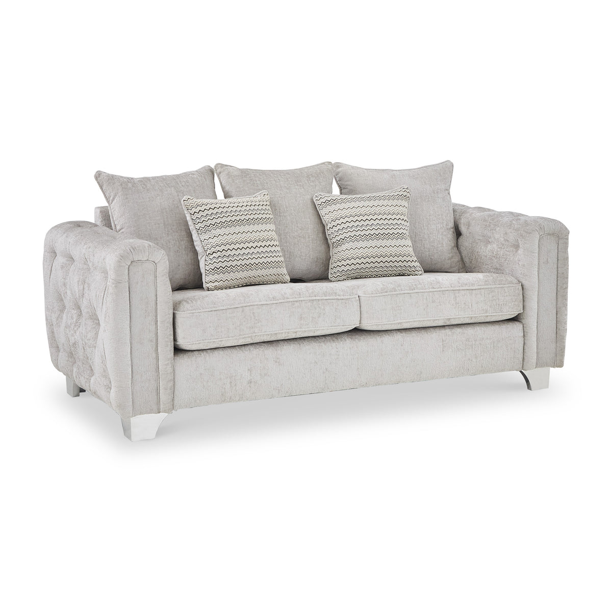 Grazia Grey Chenille 3 Seater Sofa from Roseland furniture