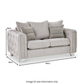 Grazia Grey Chenille 2 Seater Sofa from Roseland furniture