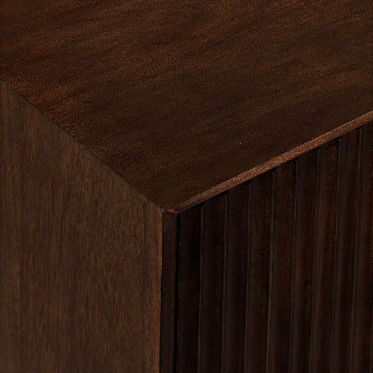 Oskar Small 110cm Grooved TV Unit dimensions