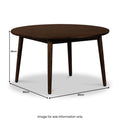 Oskar Compact Round Coffee Table from Roseland Furniture