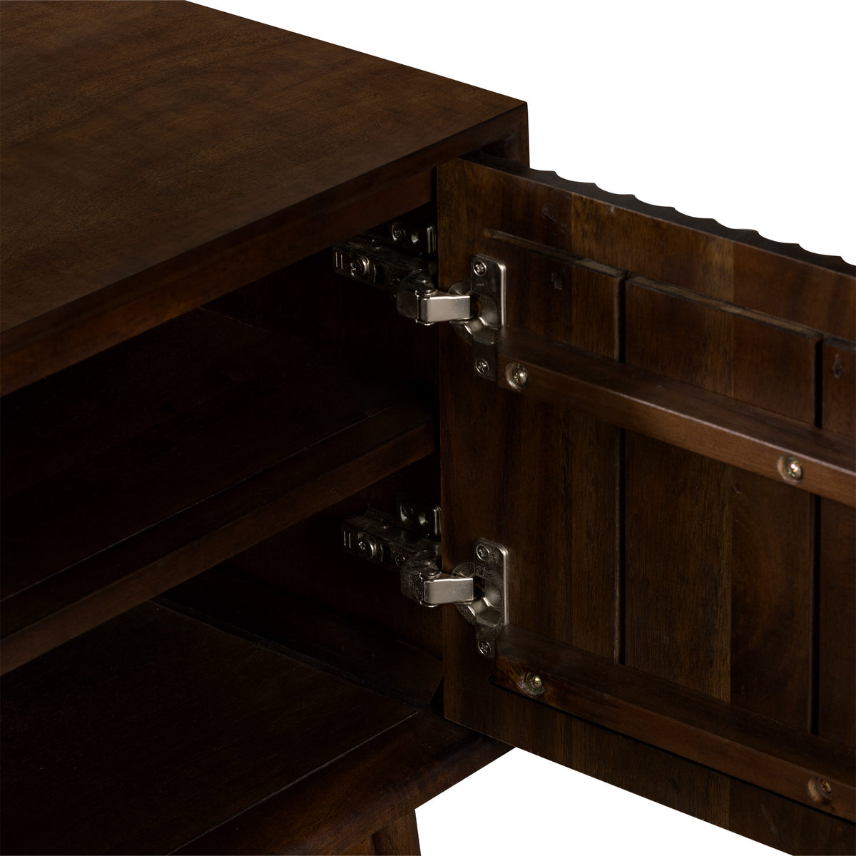 Oskar Wide 190cm Grooved TV Unit from Roseland Furniture