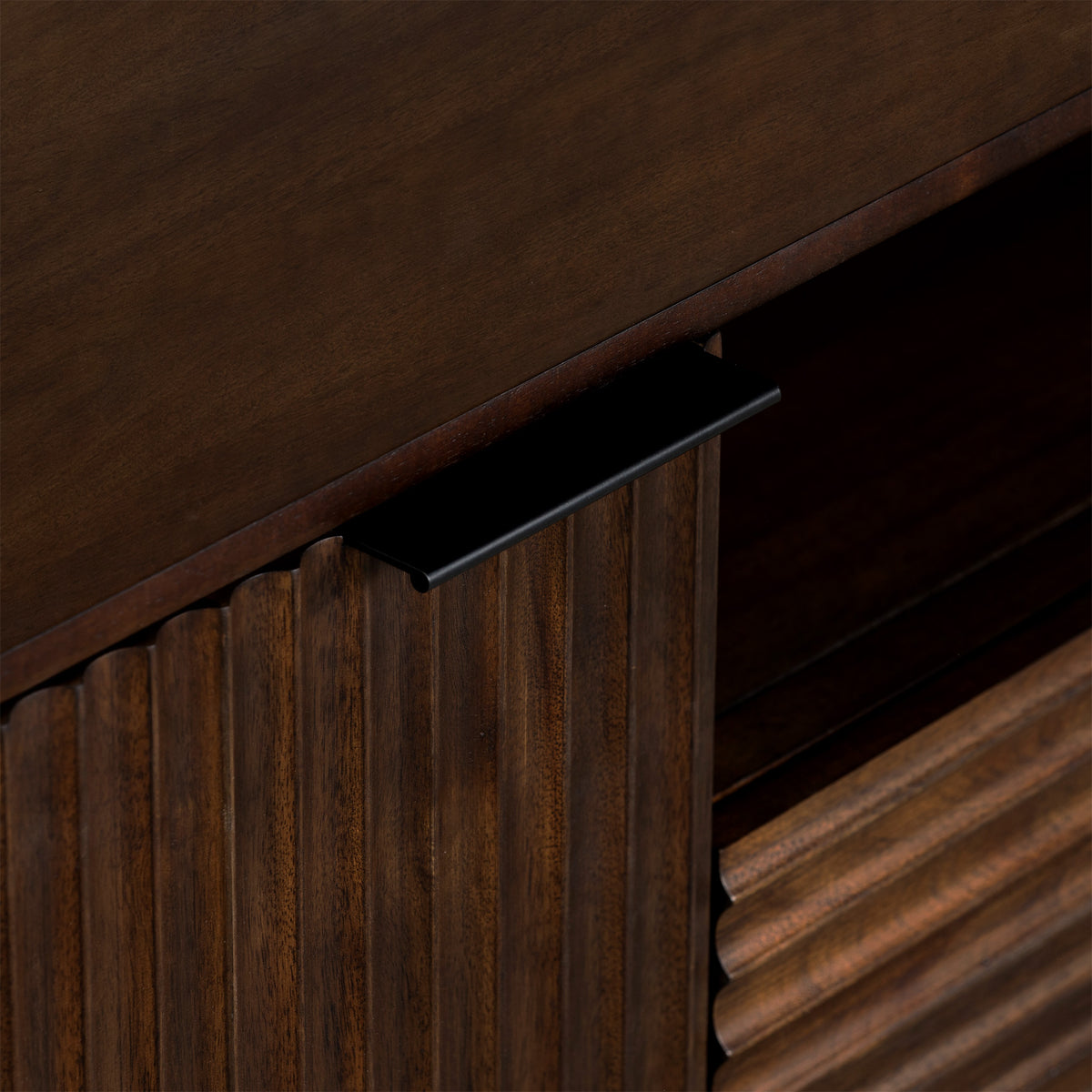 Oskar Wide 190cm Grooved TV Unit from Roseland Furniture