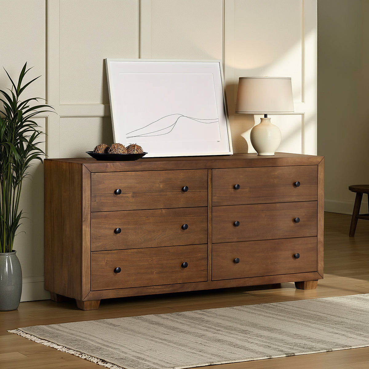 Abbotts Acacia 6 Drawer Chest from Roseland Furniture