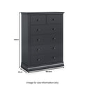 Porter 2 Over 4 Chest of Drawers dimensions