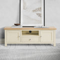 Farrow Cream 140cm Wide TV Stand from Roseland Furniture