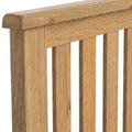 Lanner Oak Low Foot End Bed Frame Double from Roseland Furniture