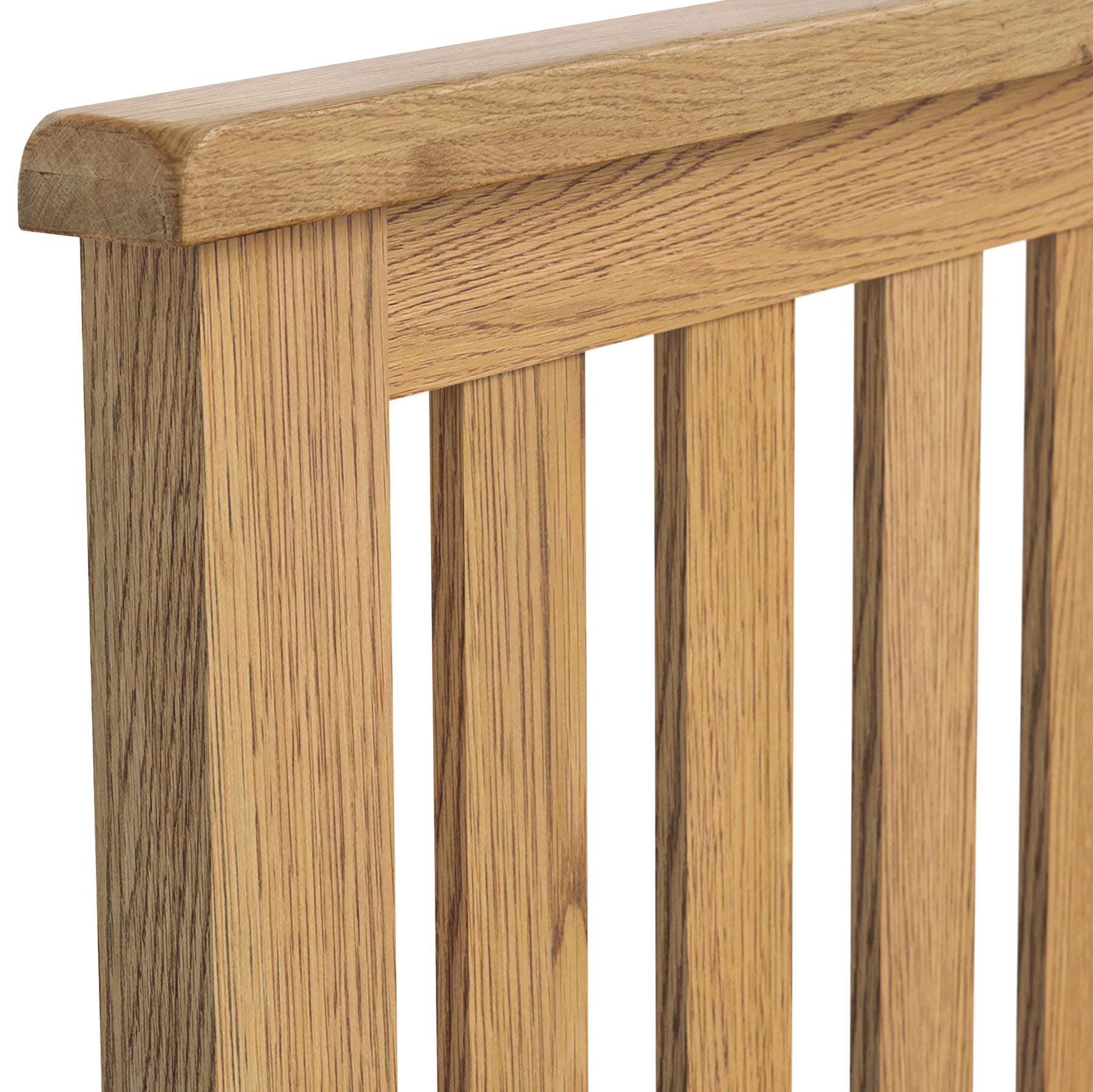 Lanner Oak Low Foot End Bed Frame Double from Roseland Furniture
