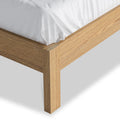 Lanner Oak Low Foot End Bed Frame Double from Roseland Furniture