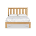 Lanner Oak Low Foot End Bed Frame Double from Roseland Furniture