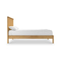 Lanner Oak Low Foot End Bed Frame Double from Roseland Furniture