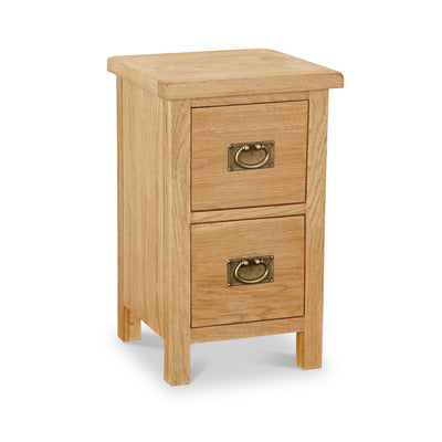 Lanner Oak Slim Bedside Table