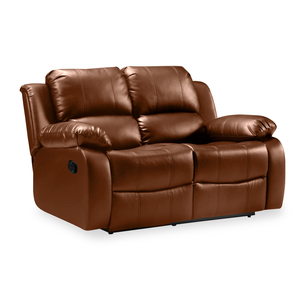 Valencia Tan 2 Seater Reclining Leather Sofa from Roseland Furniture