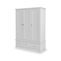 Cornish Dove Grey Triple Wardrobe from Roseland Furniture