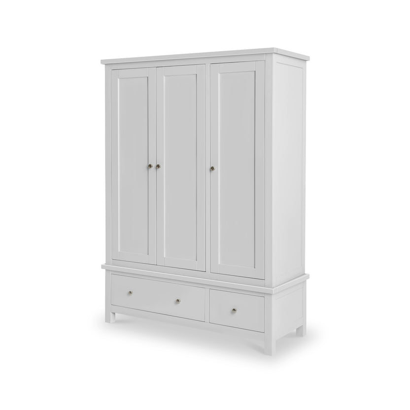 Cornish Triple Wardrobe Grey, White, Black Roseland Roseland