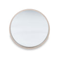 Natural Wood Round Wall Mirror from Roseland Furniture