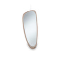 Natural Wood Veneer Teardrop Shaped Mirror from Roseland Furniture