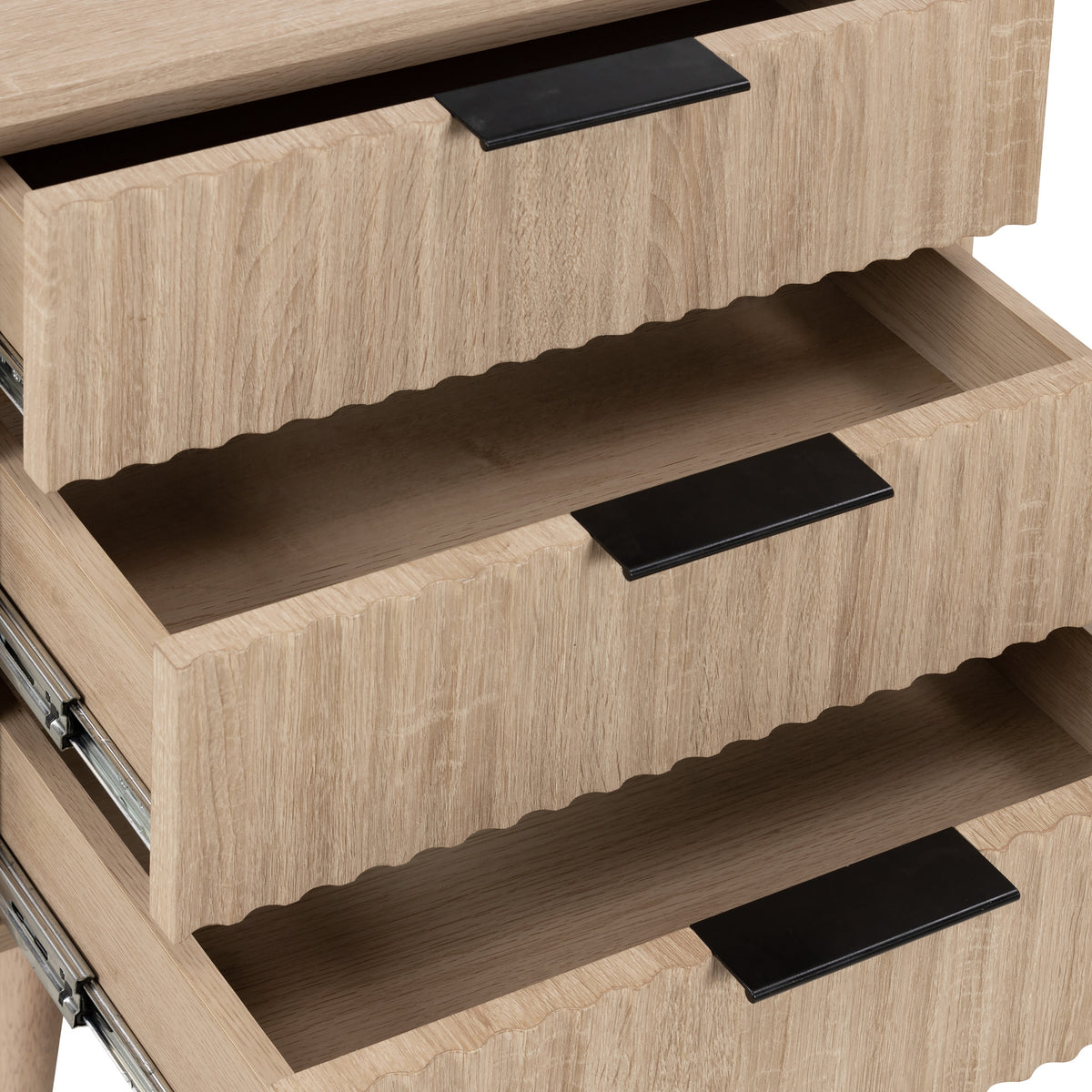 Jakob 3 drawer bedside from Roseland Furniture