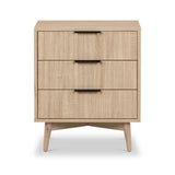 Jakob 3 drawer bedside from Roseland Furniture