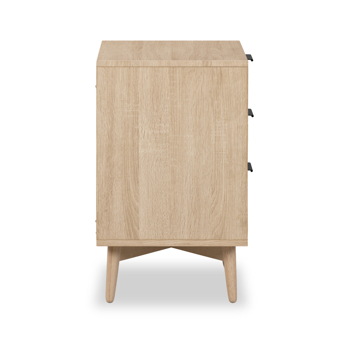 Jakob 3 drawer bedside from Roseland Furniture