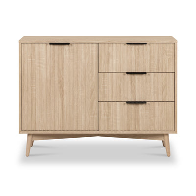 Jakob Oak Grooved Small Sideboard