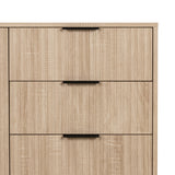 Jakob Oak Grooved Large Sideboard from Roseland Furniture