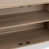 Jakob Oak Grooved Large Sideboard from Roseland Furniture