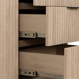 Jakob Oak Grooved Large Sideboard from Roseland Furniture