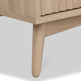 Jakob Oak Grooved Large Sideboard from Roseland Furniture