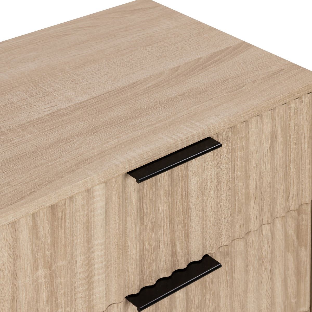 Jakob Oak Grooved Large Sideboard from Roseland Furniture