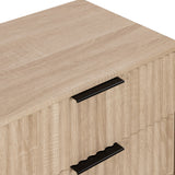 Jakob Oak Grooved Large Sideboard from Roseland Furniture