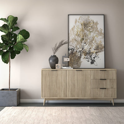 Jakob Oak Grooved Large Sideboard