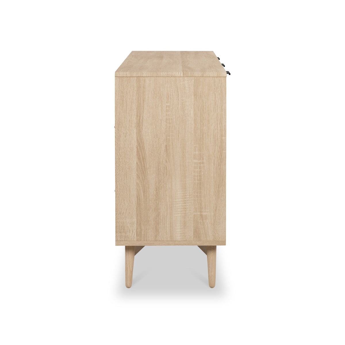 Jakob Oak Grooved Large Sideboard from Roseland Furniture