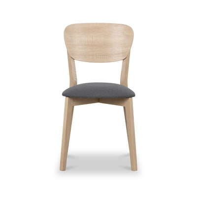 Jakob Oak Curved Dining Chair