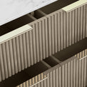 Amelie Grey Fluted 6 Drawer Chest by Roseland Furniture