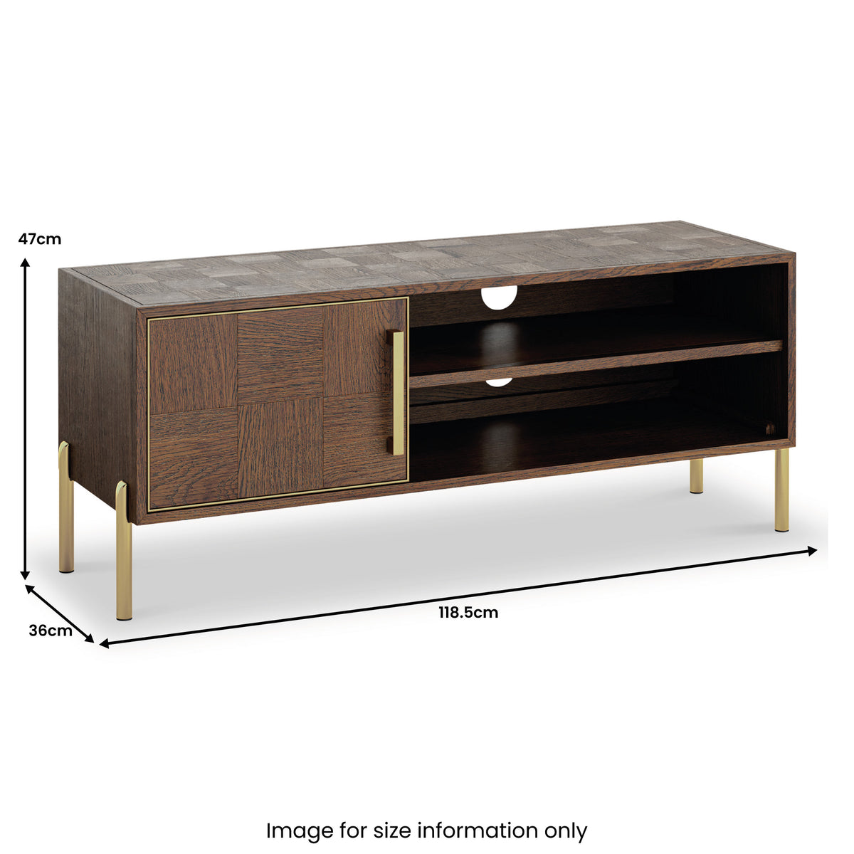 Moira Small TV Unit from Roseland Furniture