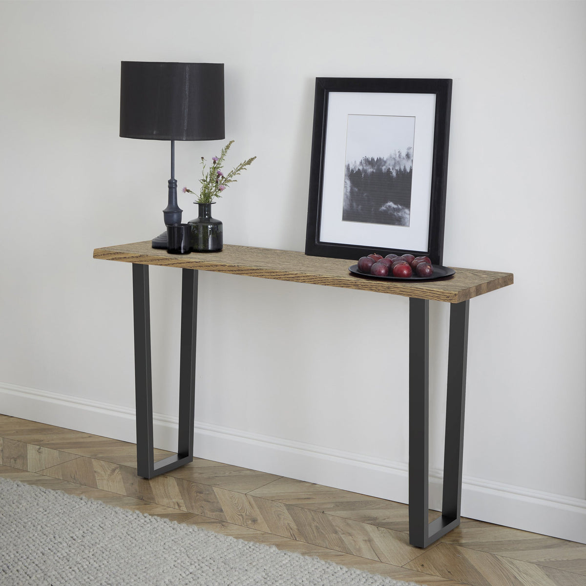 Isaac Oak Console Table from Roseland Furniture