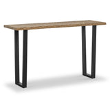 Isaac Oak Console Table from Roseland Furniture