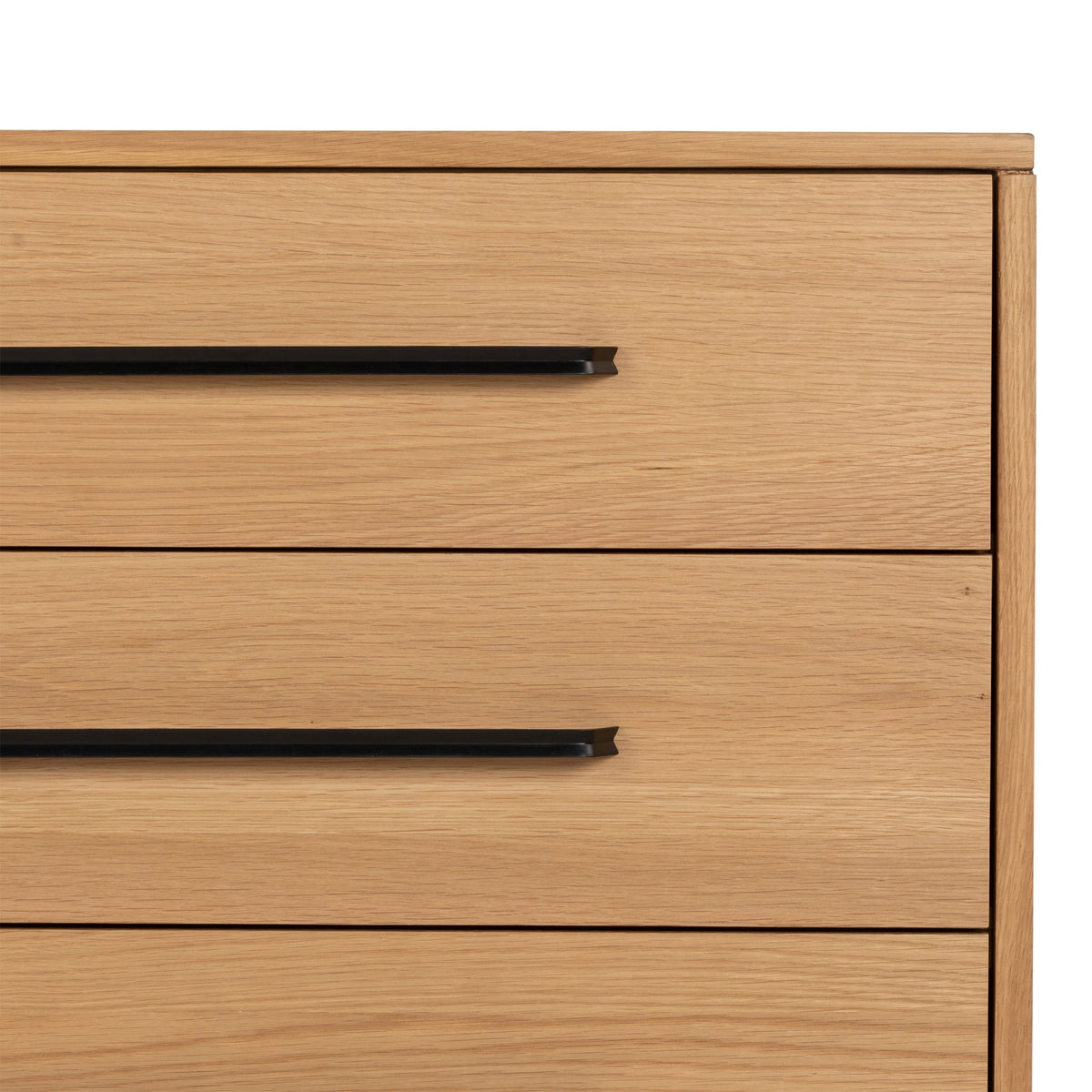 Sunburst Oak Large 2 Door 3 Drawer Sideboard from Roseland Furniture