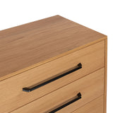 Sunburst Oak Large 2 Door 3 Drawer Sideboard from Roseland Furniture