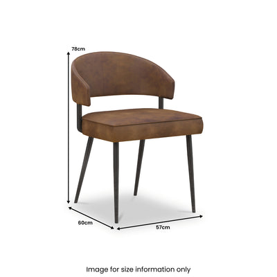 Torcello Faux Leather Dining Chair