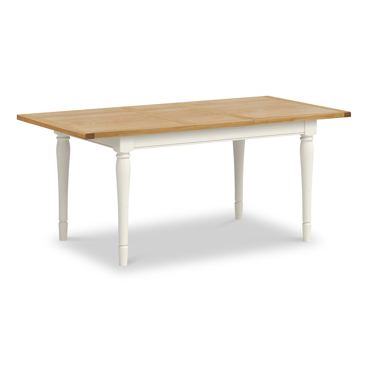 Bude Ivory Rectangular Extending Dining Table from Roseland Furniture