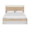 Jakob Oak 4ft6 Double Frame Bed from Roseland Furniture